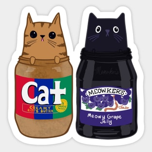 It's Peanut Butter Kitty Time Cats Sticker